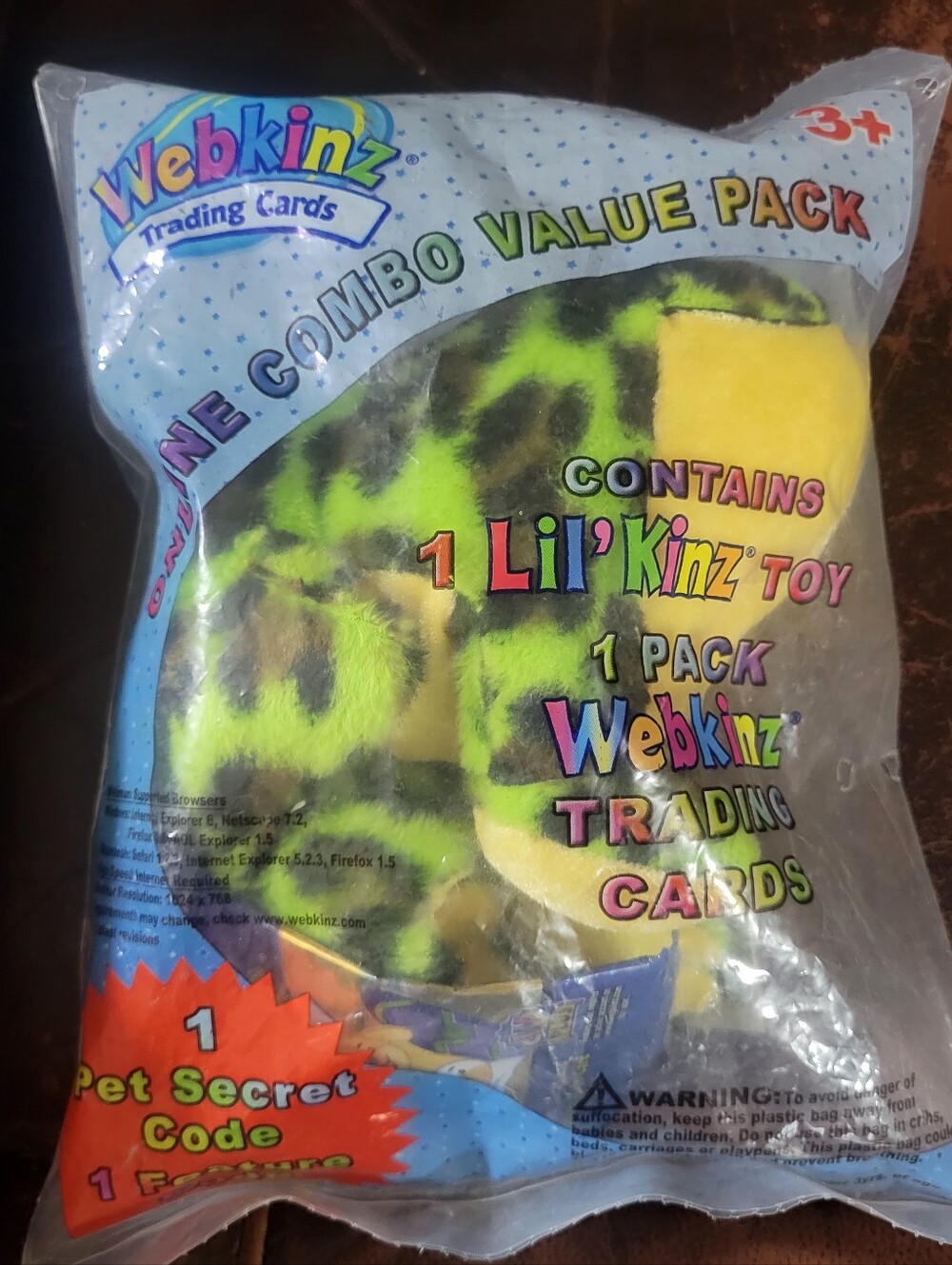 New In Bag Webkinz Frog